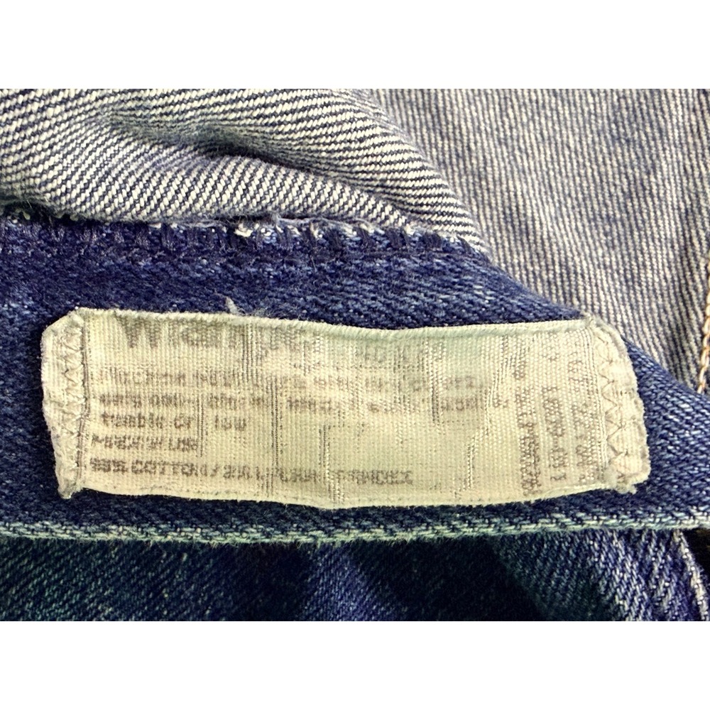 Vintage Wrangler Made in USA Western Cowboy Blue Jeans 38x30 - Picture 4 of 7